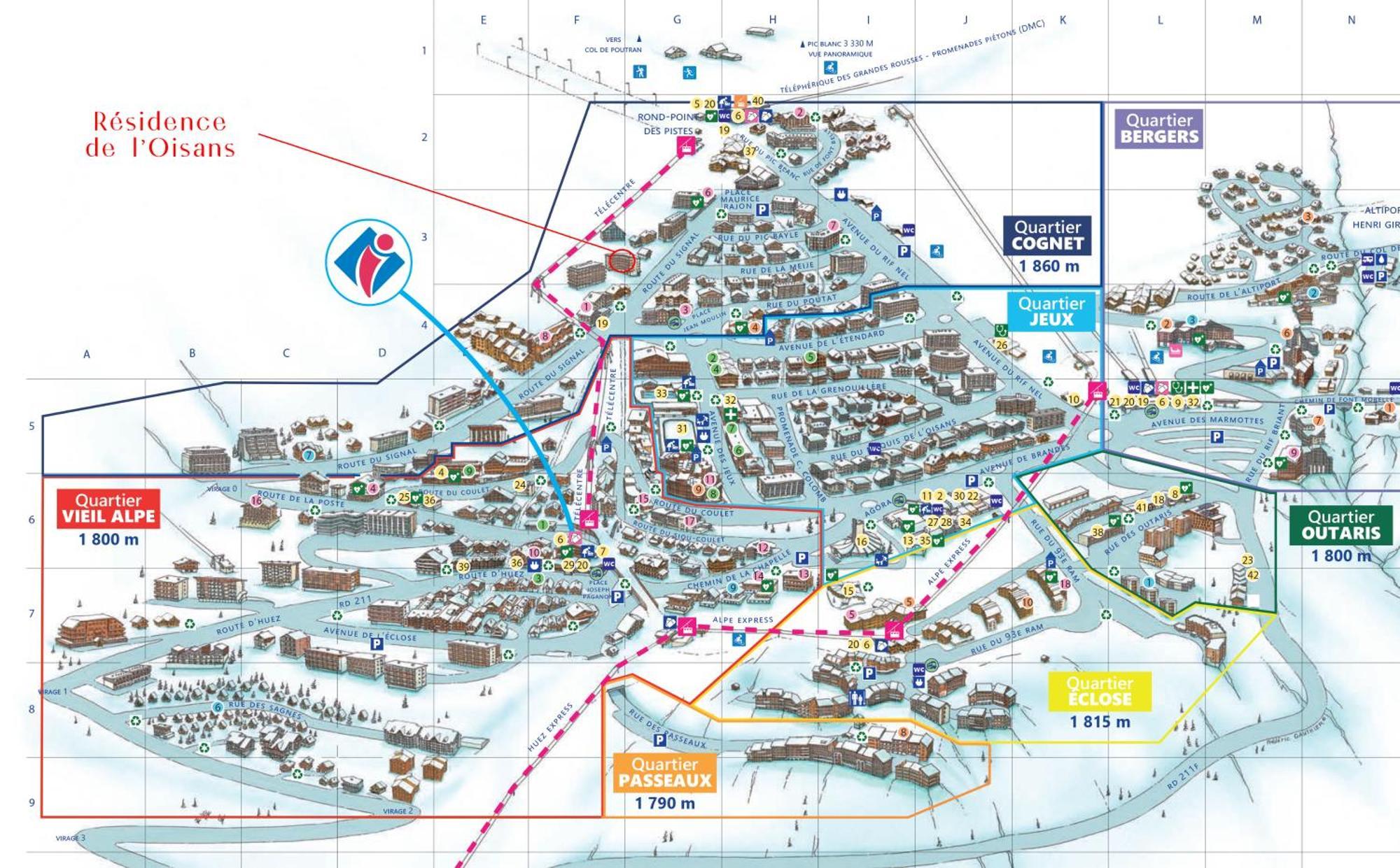 Homency - Residence De L'Oisans F1 Alpe d'Huez Exterior foto
